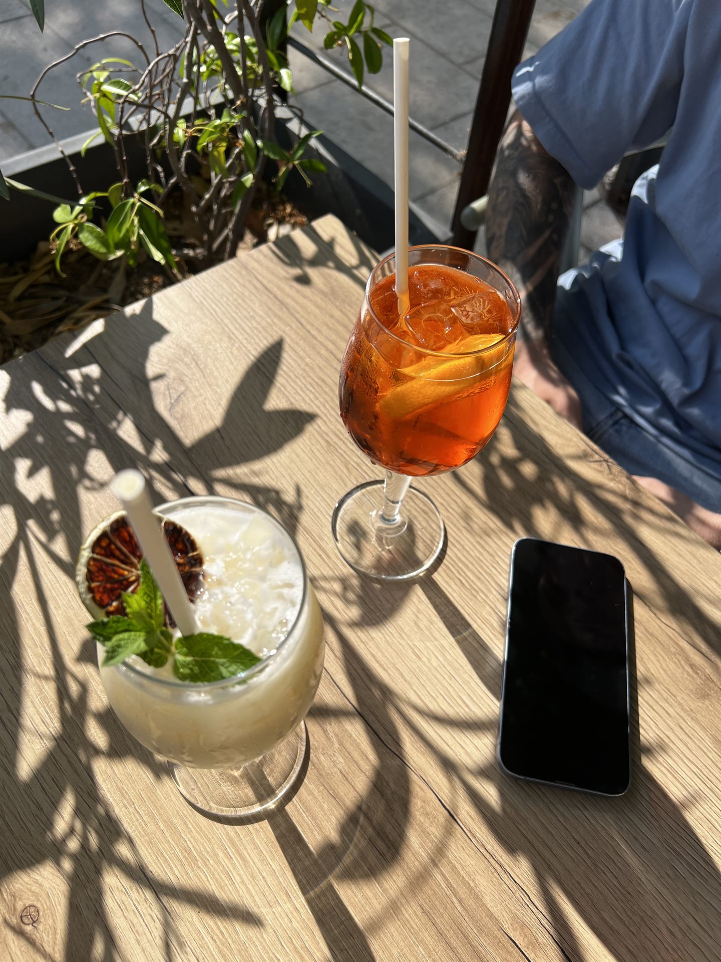 Cocktails en terrasse