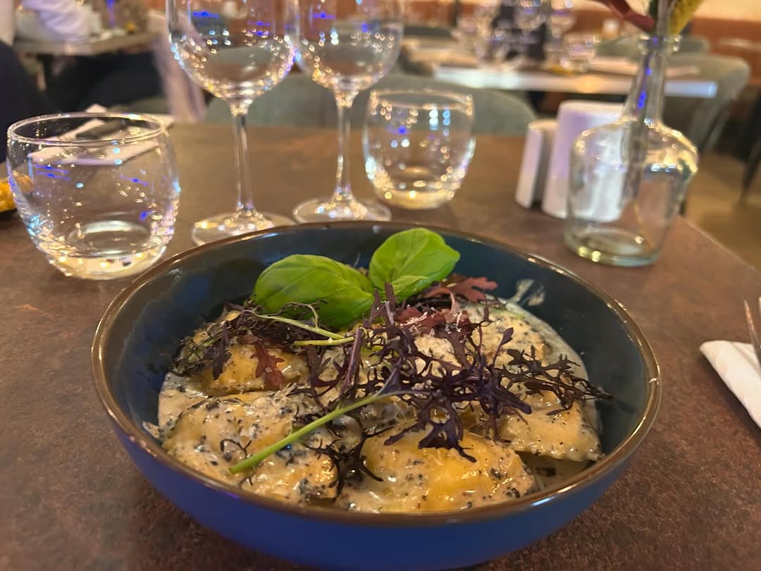 Ravioles sauce crème